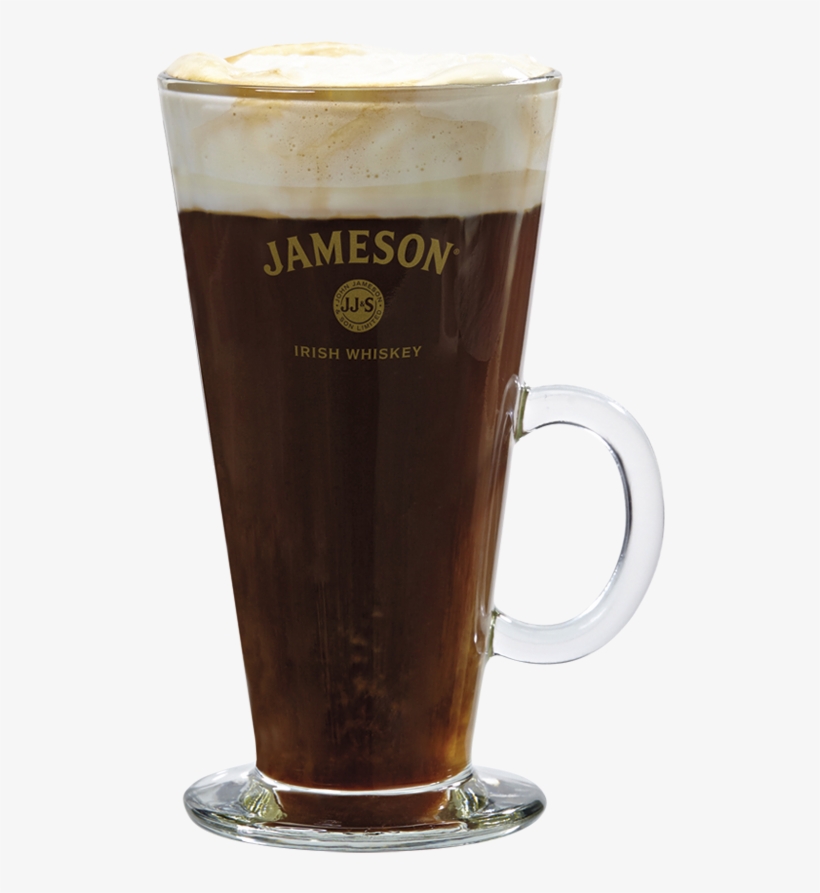 Jameson Irish Coffee Branded Glass Drink - Guinness, transparent png