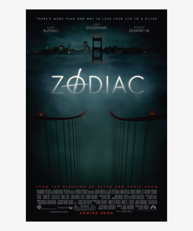 Mystery Fonts Rh Fontmeme Com Mystery Machine Font - Zodiac 2007 Poster, transparent png