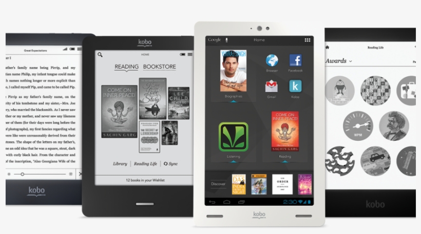 Kobo Launches Their E-reader Devices Here In India - Tablet Computer, transparent png