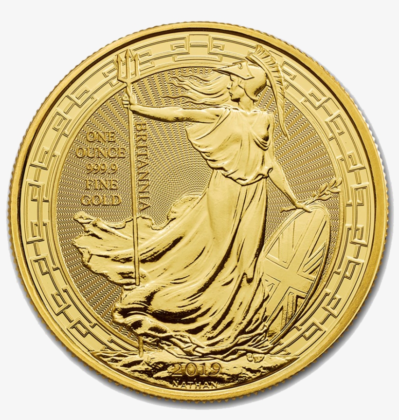 2019 Uk Britannia Oriental Border 1oz Gold Coin - 1 10 Oz Britannia Gold Coin, transparent png