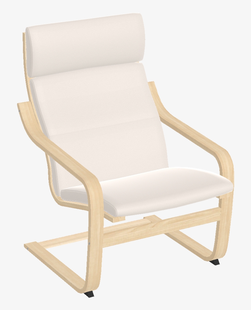 Preview Of Poäng Armchair - Chair, transparent png