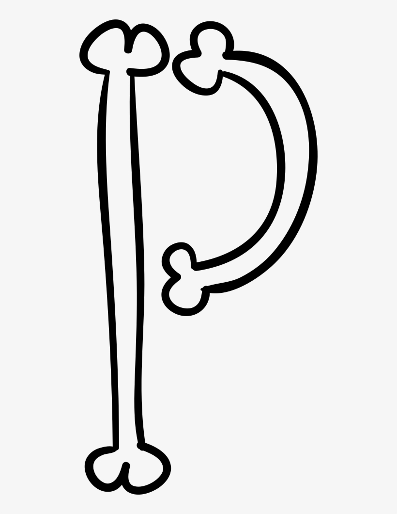 Png File Svg - Halloween Letter P, transparent png