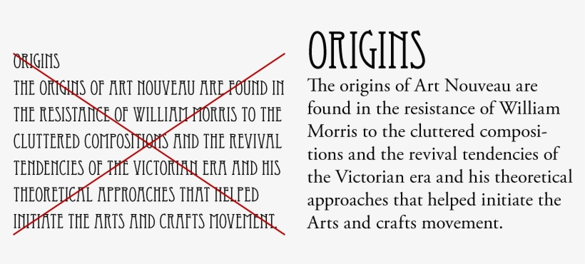 Use Generic, Neutral Typefaces For Continuous Text - Origins Boutique, transparent png