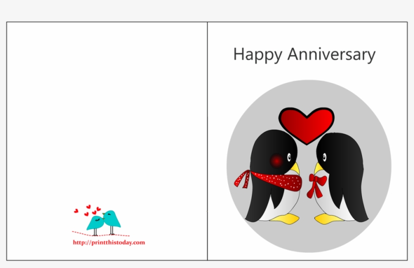 Funny Happy Anniversary Images - Anniversary Card To Print Out, transparent png