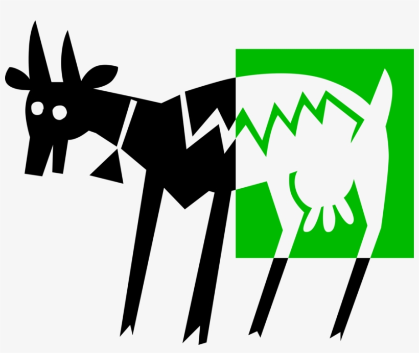 Vector Illustration Of Domestic Billy Goat - Burro, transparent png