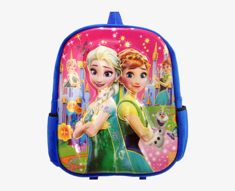Frozen 5d Plush School Bag For 3-5 Years Kids - Cartoon, transparent png