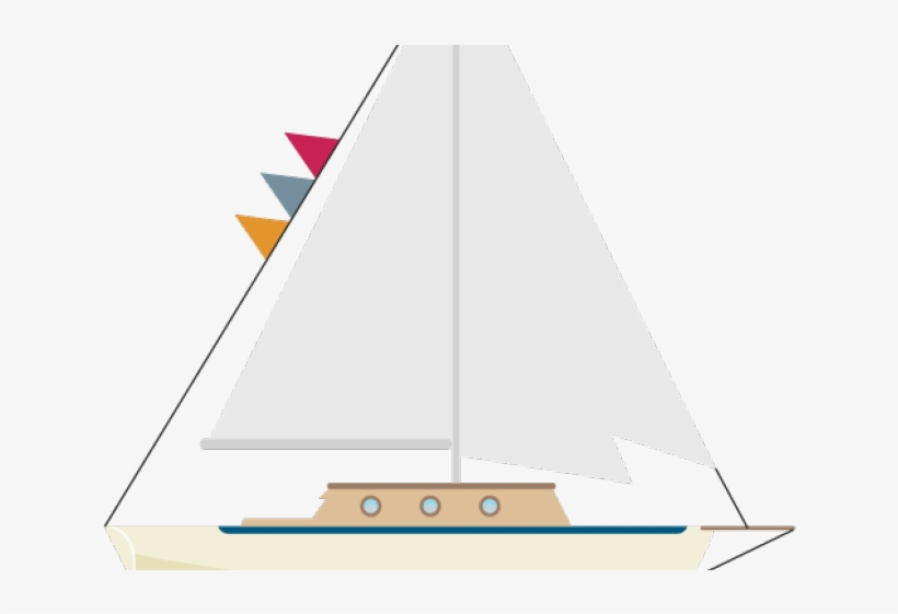 Yacht Clipart - Triangle, transparent png