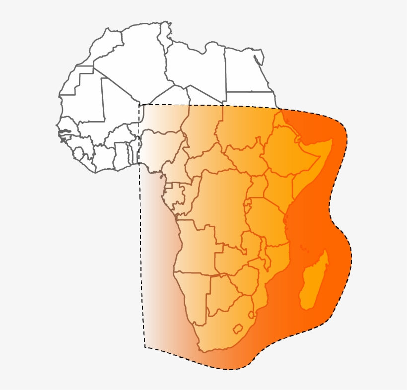 Satellite Clipart Dth - Blank Africa Map, transparent png