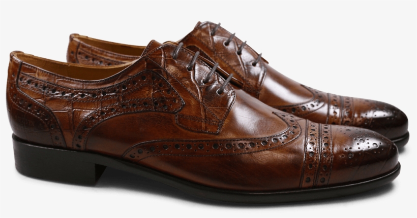 Derby Shoes Henry 7 Big Croco Crust Wood Wood Hrs - Slip-on Shoe, transparent png