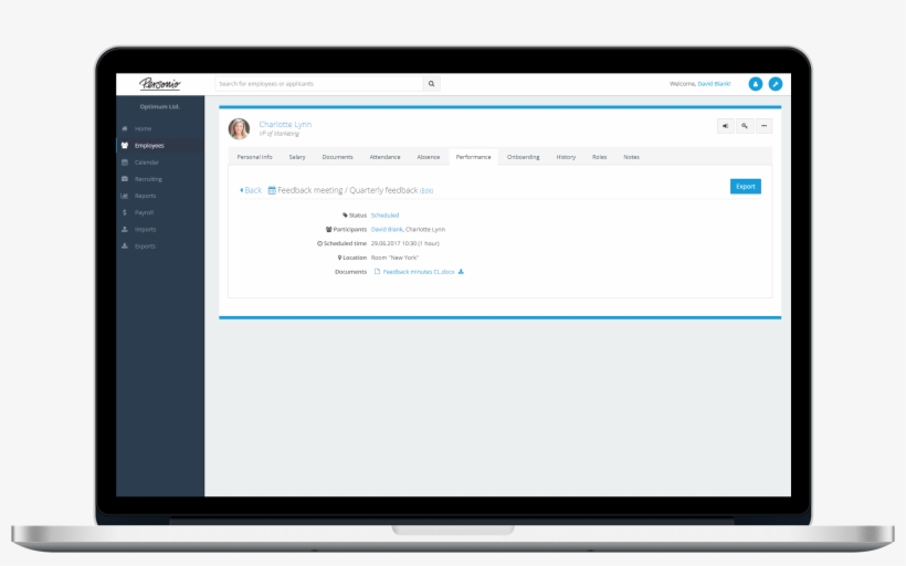 When Using Hr-software, Documentation Of The Feedback - Human Resource, transparent png