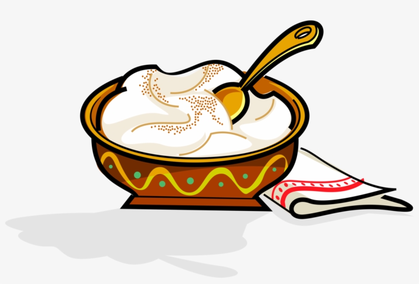 Royalty Free Stock Rice Pudding Clipart - Clipart Christmas Porridge, transparent png