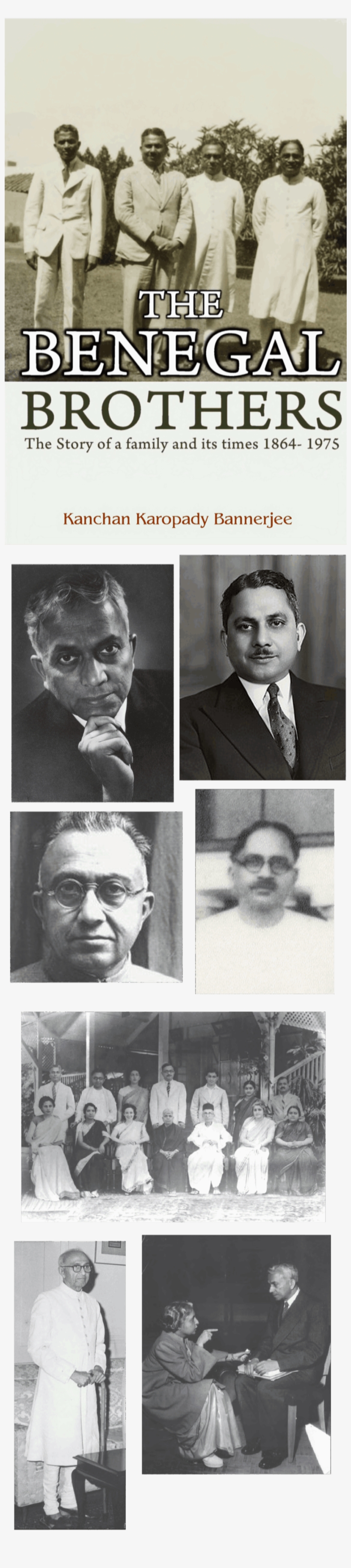 Collage Of Photographs Of The Benegal Brothers - Gentleman, transparent png