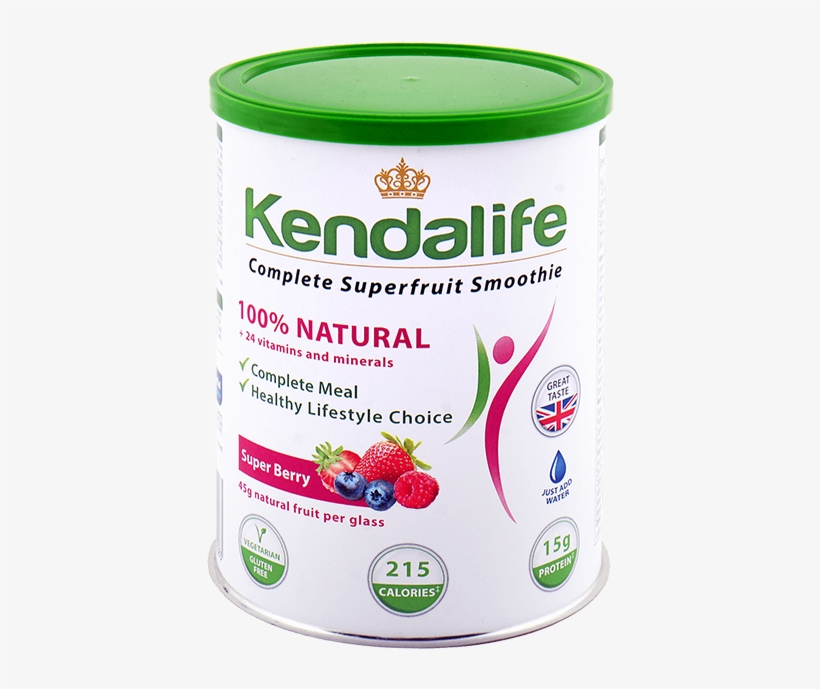 Kendalife Shake Mix Super Berry - Milkshake, transparent png