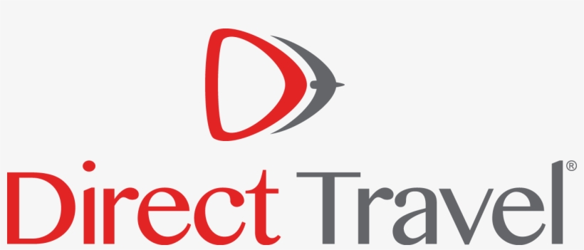 Direct Travel® Logo Pms485 Cg10 No Tag, transparent png