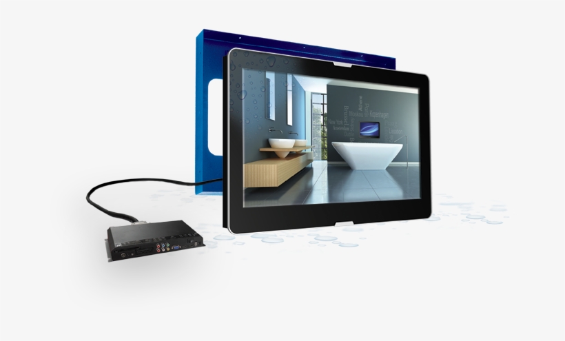 The Bathroom Tv - Television Set, transparent png