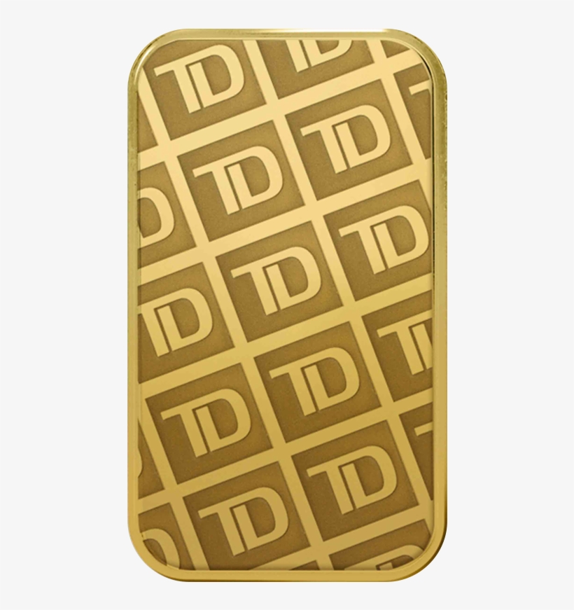 1 Gram Td Diwali Gold Bar - Td Bank, transparent png
