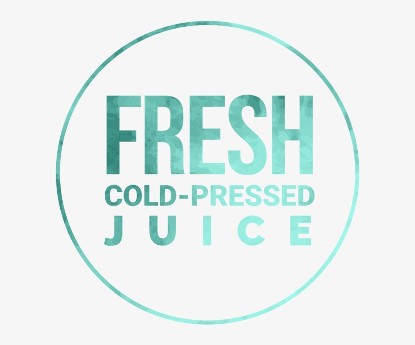 Fresh Cold Press Juice - Circle, transparent png