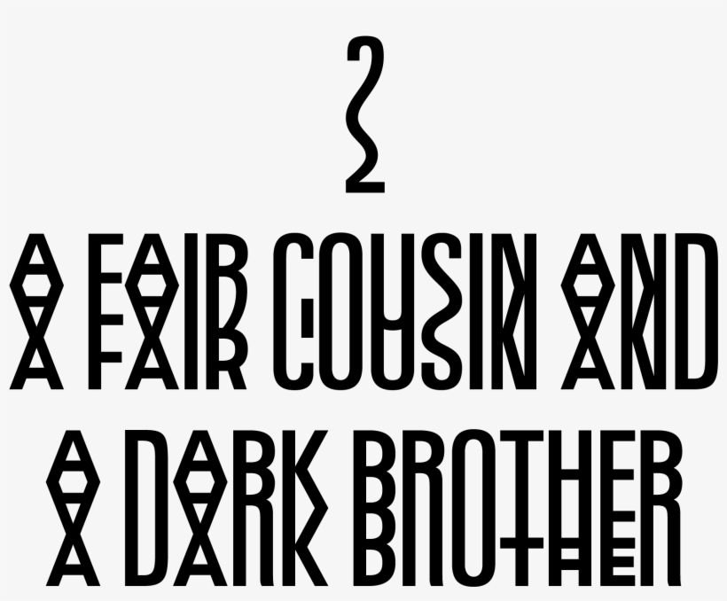 Designed For The Prisoner Of Zenda, Four Corners Familiars, - Calligraphy, transparent png