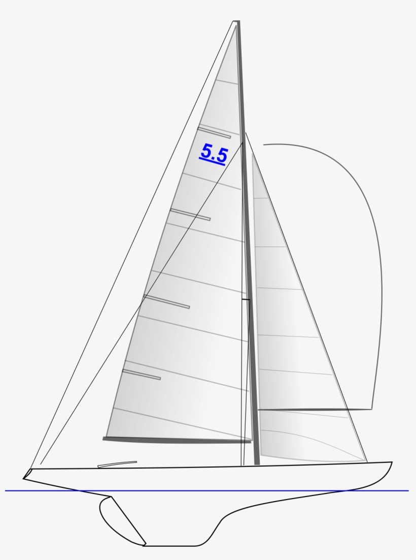 5 Metre - Sail, transparent png