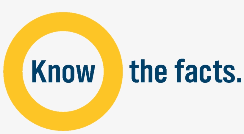 “know The O Facts” Anti-stigma Campaign Is Looking - Know The Facts, transparent png