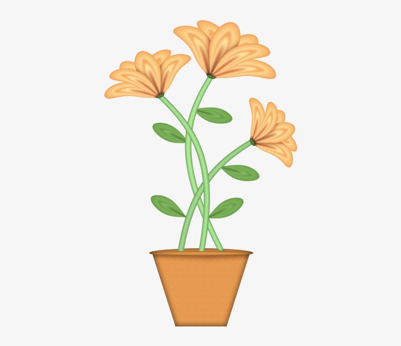 Little Flowers - Flowerpot, transparent png