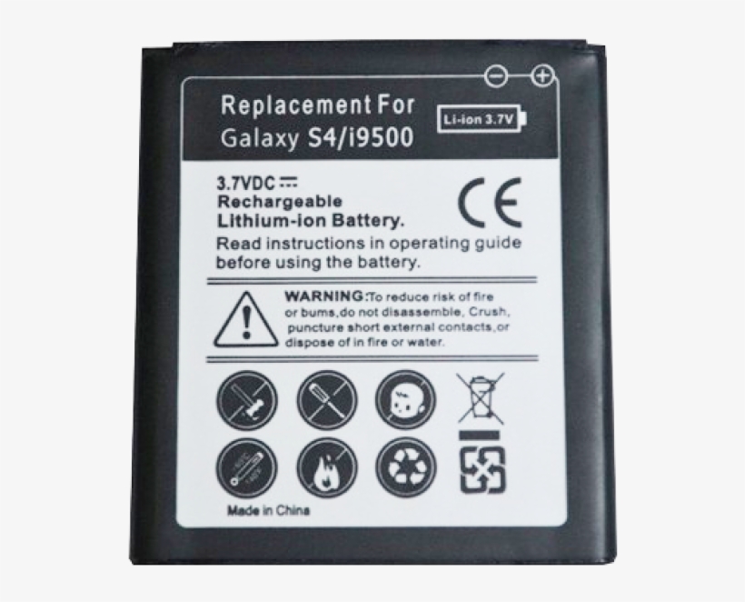 Replacement Battery For Samsung Galaxy S4, X4 Sp - Galaxy S3 Extended Battery, transparent png