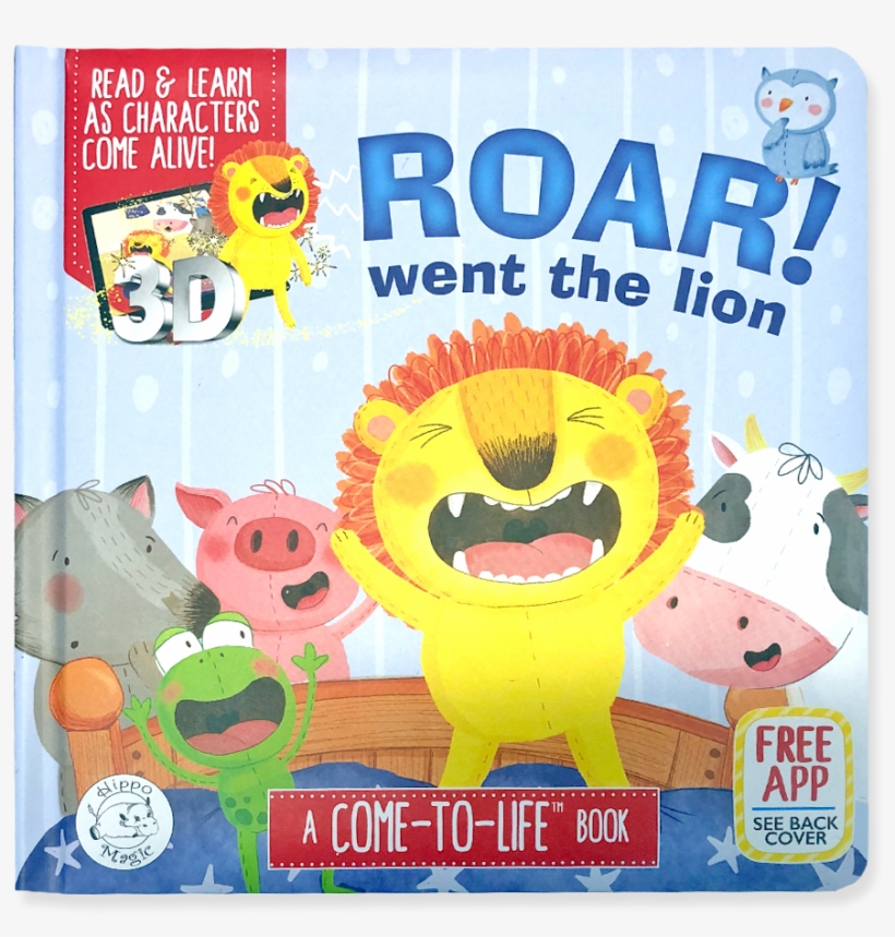 Little Hippo Come To Life Augmented Reality Children's - Book, transparent png