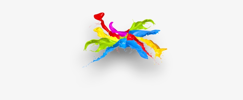 Brand And Information Architecture Intergrated Solutions - Colour Paint Splats, transparent png