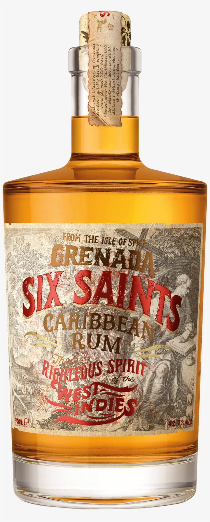 Six Saints Rum - Six Saints Grenada Caribbean Rum, transparent png
