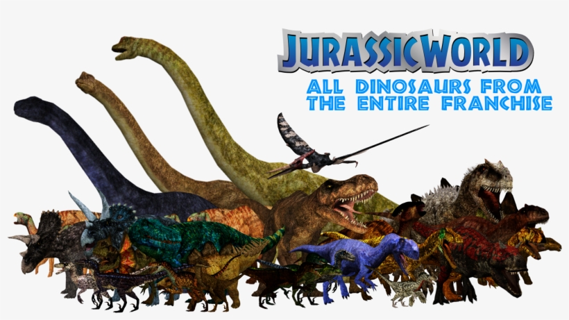 Jurassic World Pack - Jurassic Park Franchise Dinosaurs, transparent png