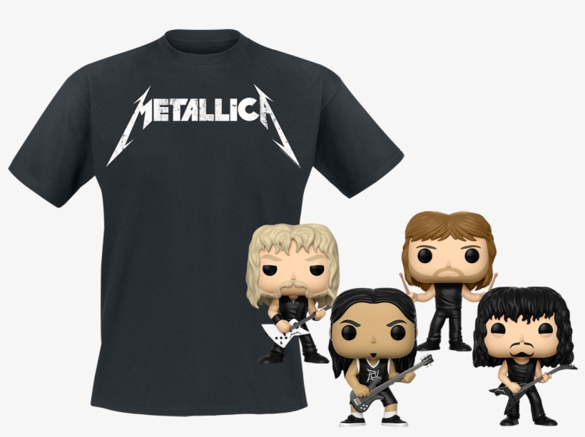 T-shirt & Funko - Metallica, transparent png