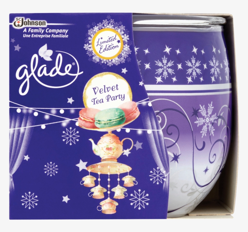 Glade Velvet Tea Party - Glade Velvet Tea Party Scented Candle 120 G, transparent png