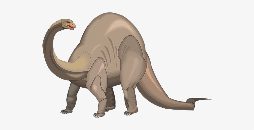 Dinosaur Ancient Reptile Brontosaurus Preh - Brontosaurus Clipart, transparent png