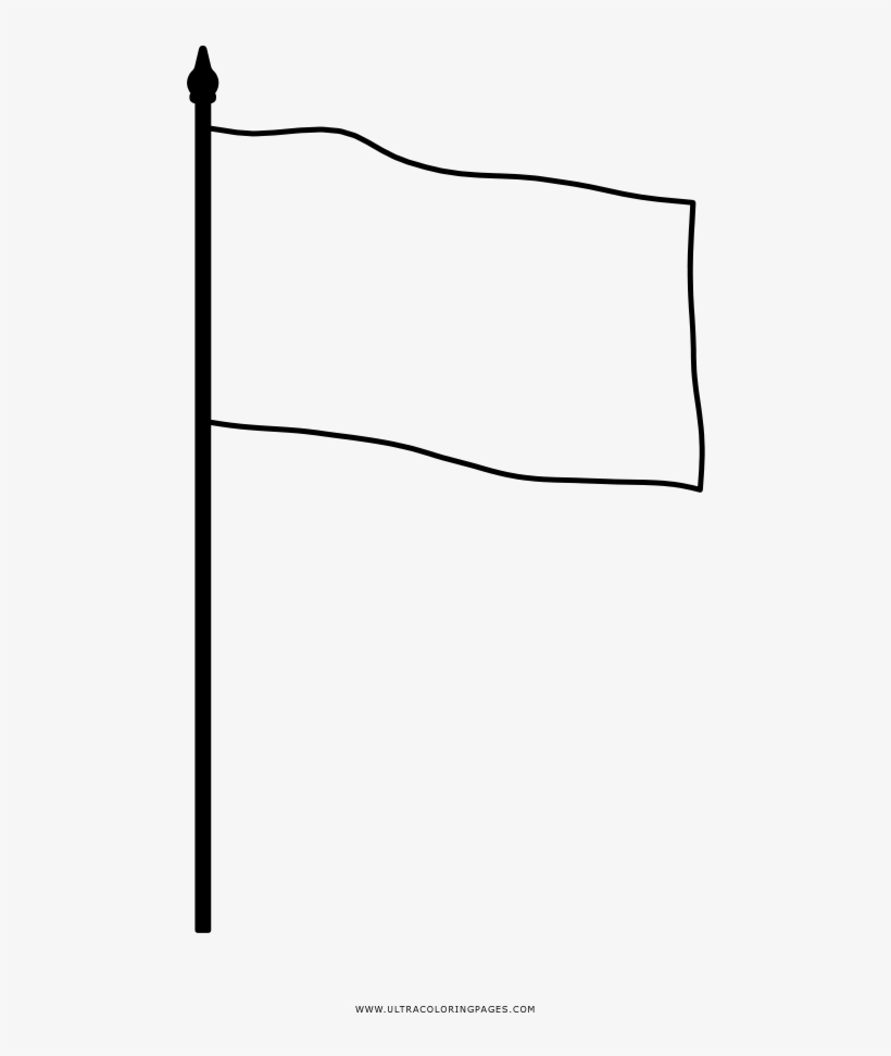 White Flag Coloring Page - Coloring Book, transparent png