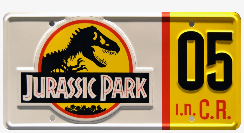 Jp 05 Prop Plate Movie Memorabilia From Jurassic Park - Jurassic Park / Hammond's Jeep / #29 *metal Stamped*, transparent png