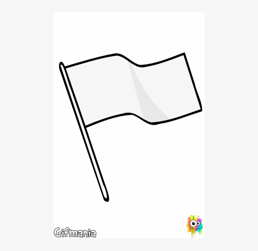 Crea Tu Propia Bandera Utilizando La Bandera Blanca - Color Guard Flag Clipart, transparent png