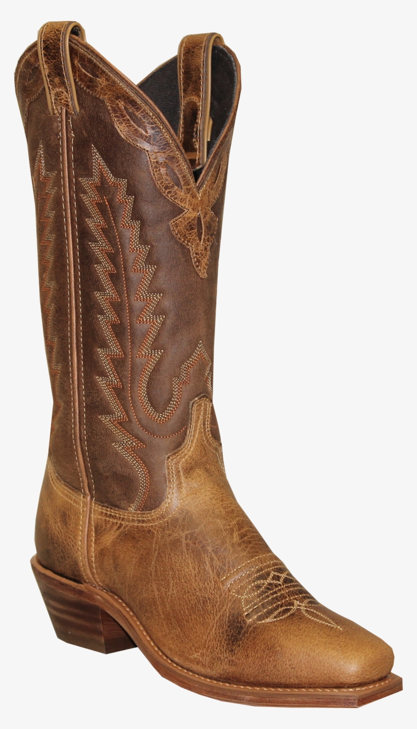 Abilene Women's 12" Tan Antiqued Cowhide Western Boots - Country Boots, transparent png