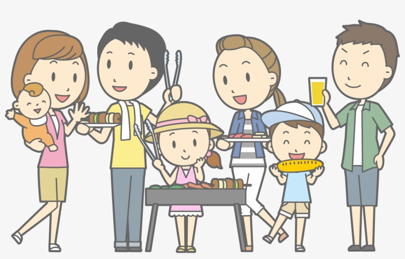 Freeuse Download Bbq Image Group Barbecue - Family Bbq Clipart, transparent png