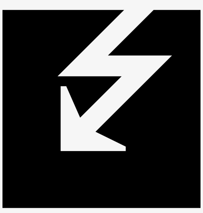 Lightning Bolt Button - Vector Graphics, transparent png