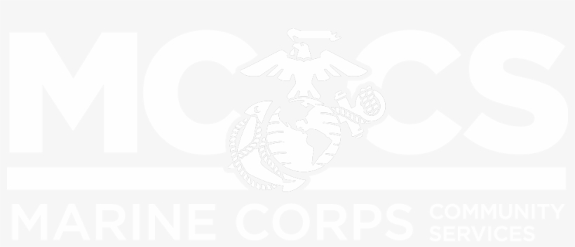 Mccslogo White - Marine Corps Community Services Logo, transparent png