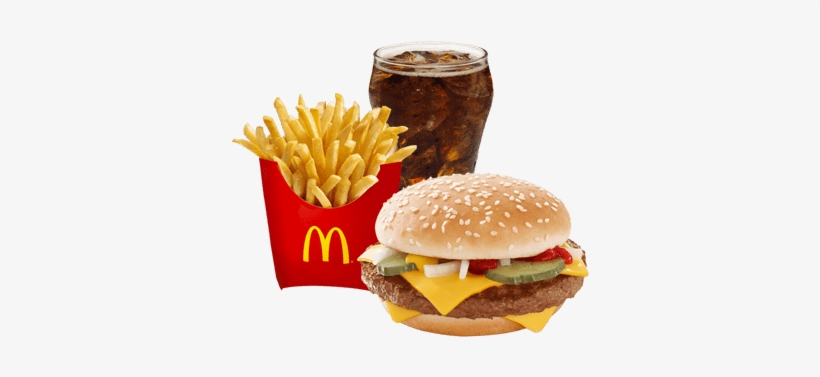 Burger Mcdo With Fries Price, transparent png