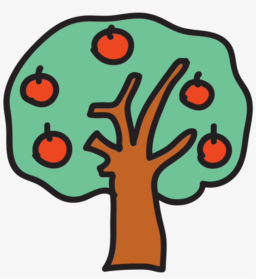 Apple Tree Icon - 苹果 树 卡通, transparent png