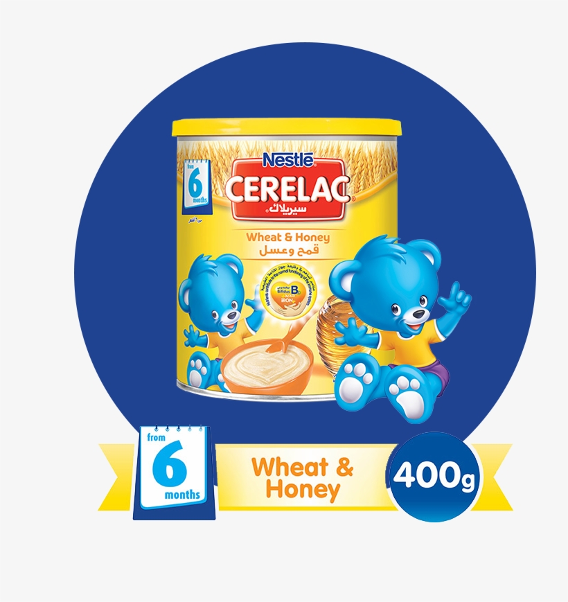Nestlé® Cerelac® Infant Cereal Wheat & Honey - Cerelac Cereal Muesli Banana & Apple 8 Months+, transparent png