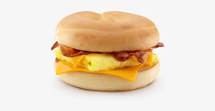 9 - - Bacon Egg And Cheese Bagel Mcdonald's, transparent png
