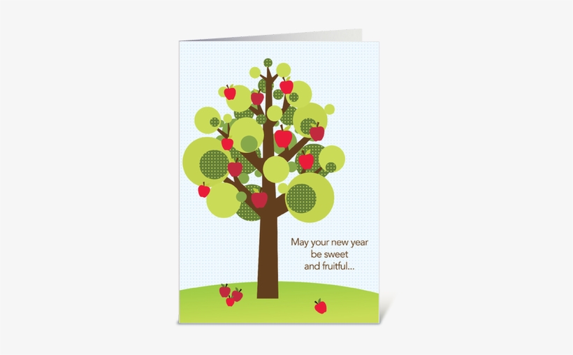 Fruitful Apple Tree - Rosh Hashanah Greetings, transparent png