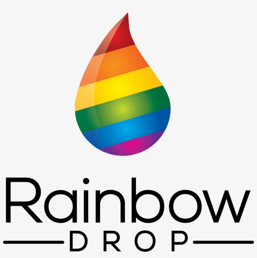 Rainbow Drop, transparent png