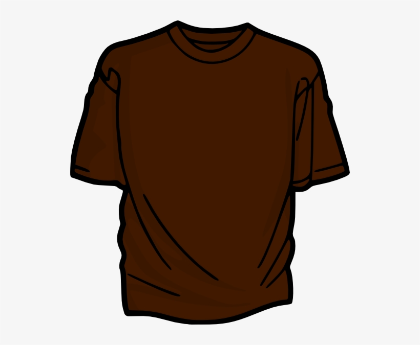 Brown T Shirt, transparent png