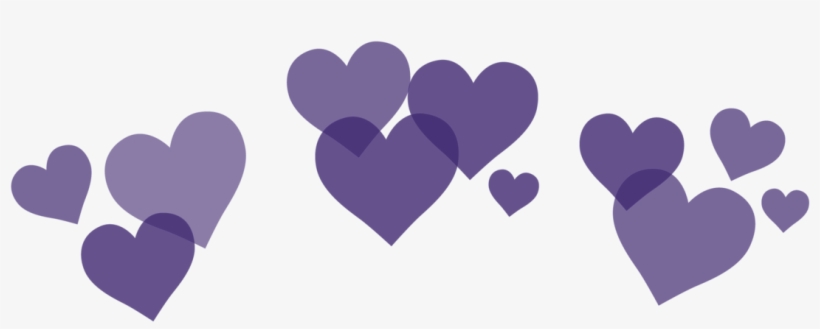 Hearts Png Tumblr - Blue Heart Crown Png, transparent png