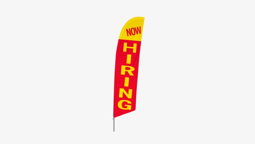 Bowflag Stock Design Now Hiring Flag Banner - Now Hiring Banners, transparent png