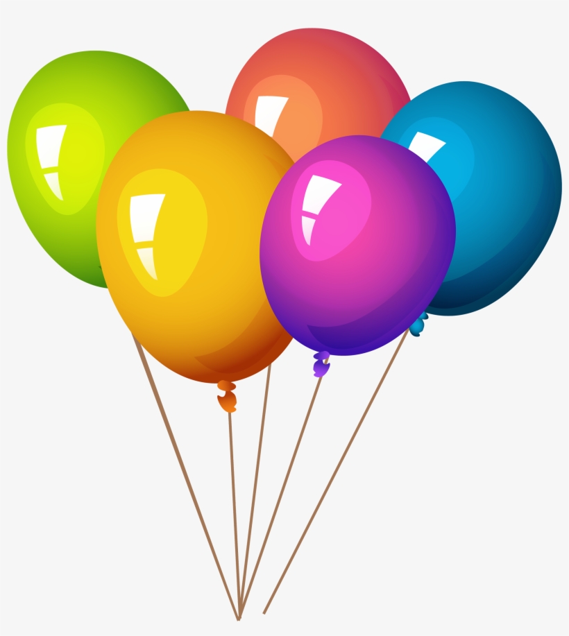 Balloons - Balloons And Party Poppers, transparent png
